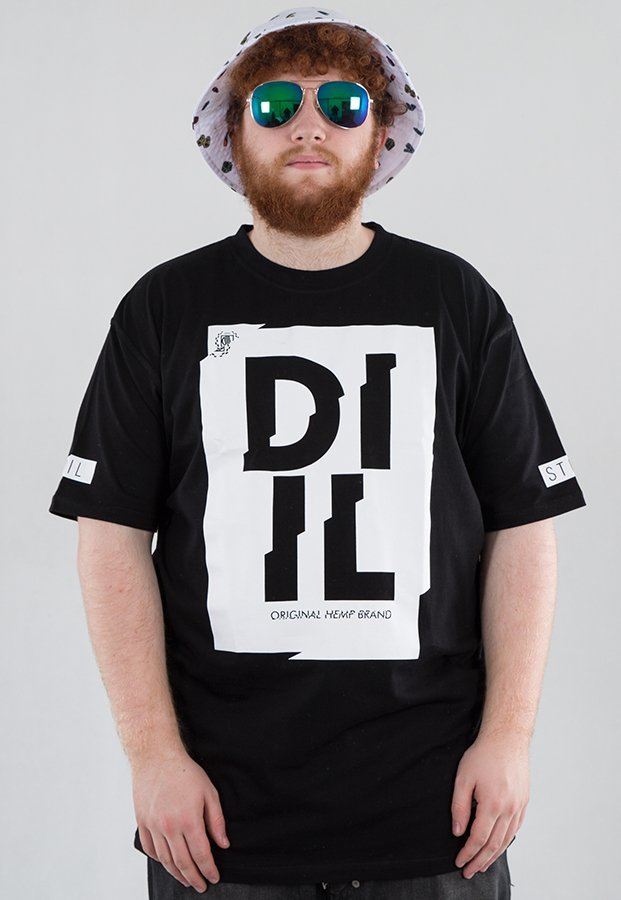 T-shirt Diil Stiil czarny
