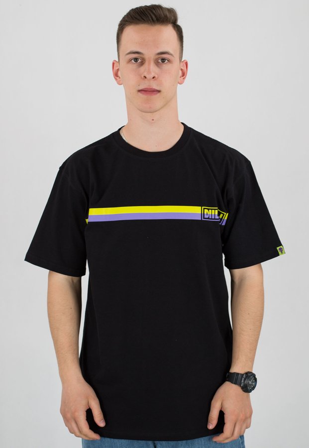 T-shirt Diil Two Line czarny