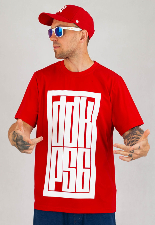 T-shirt Dudek P56 Frame czerwony