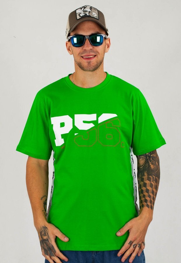 T-shirt Dudek P56 Half Tape zielony
