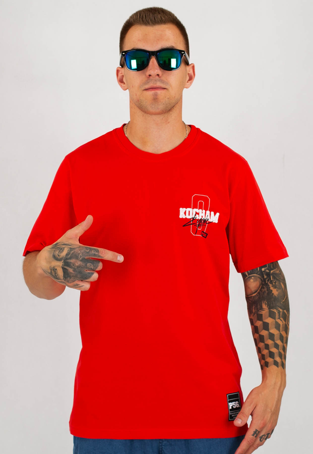 T-shirt Dudek P56 Kocham czerwony