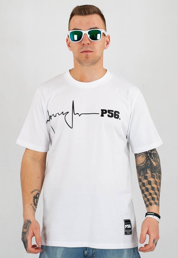 T-shirt Dudek P56 Tętno 19 biały