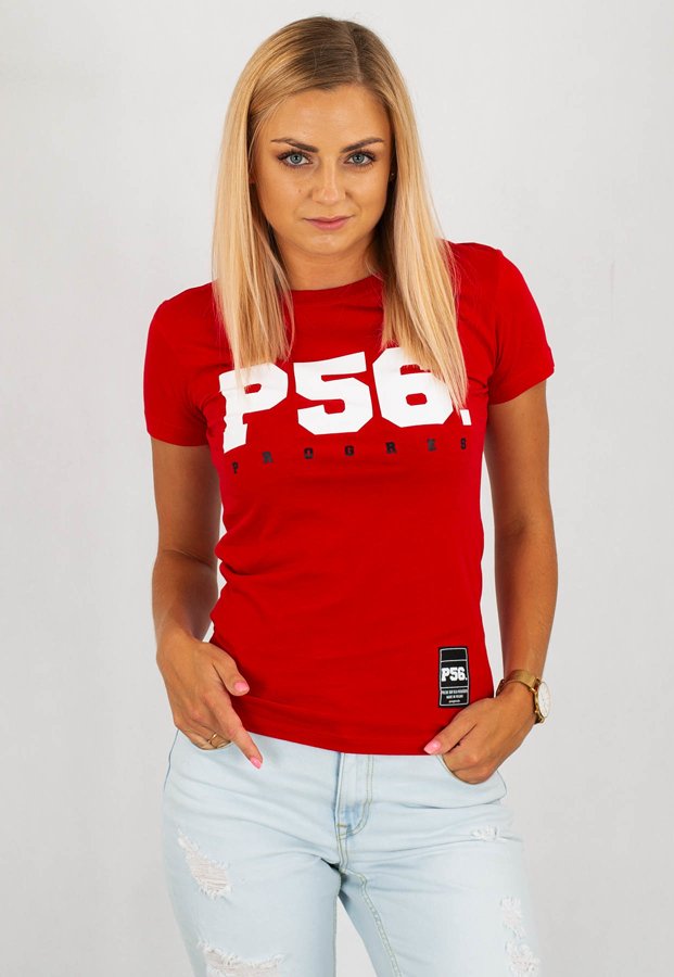 T-shirt Dudek P56 Tętno czerwony