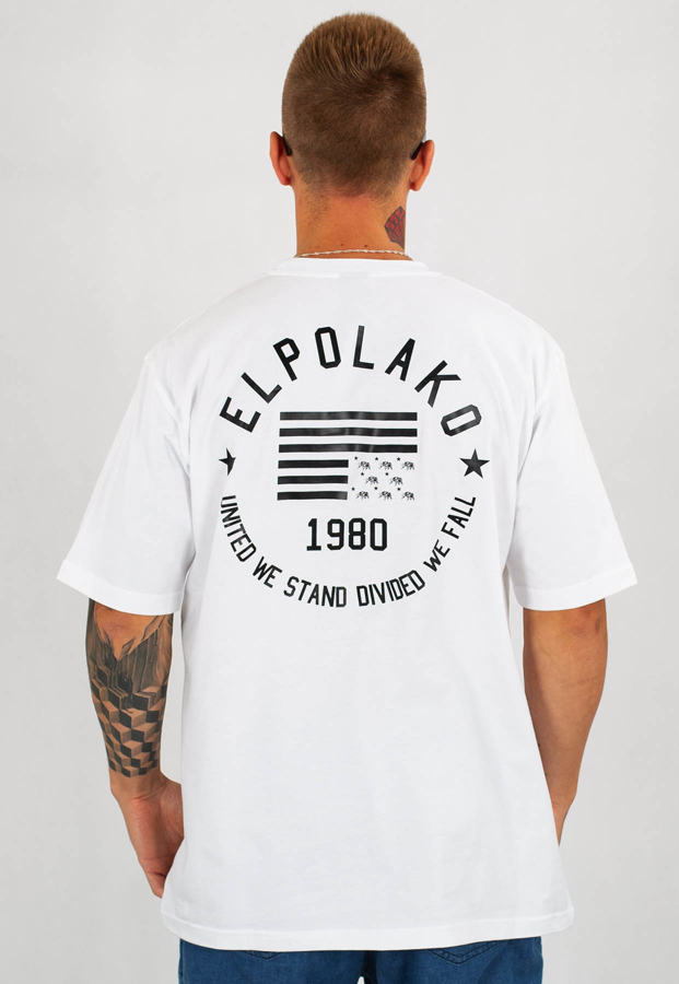 T-shirt El Polako 1980 biały