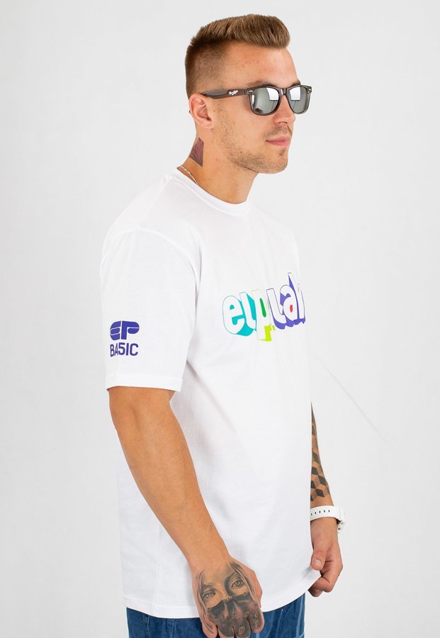T-shirt El Polako 3D biały