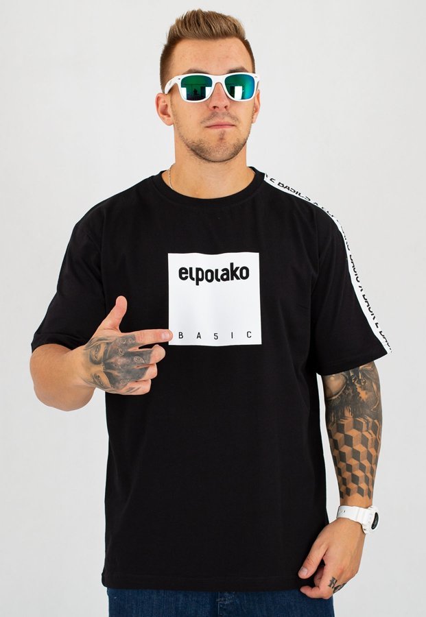 T-shirt El Polako Box czarny