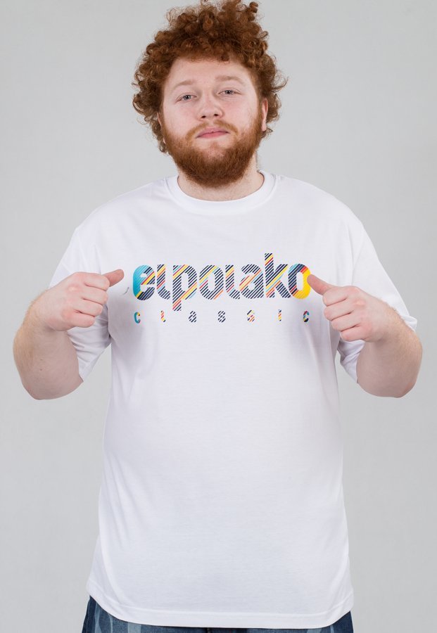 T-shirt El Polako Classic Line biały