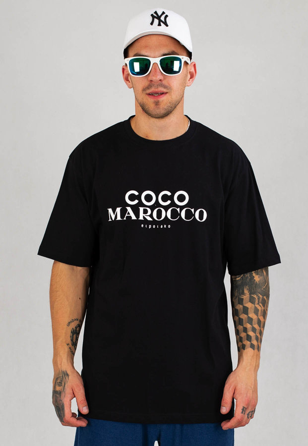 T-shirt El Polako Coco Marocco czarny
