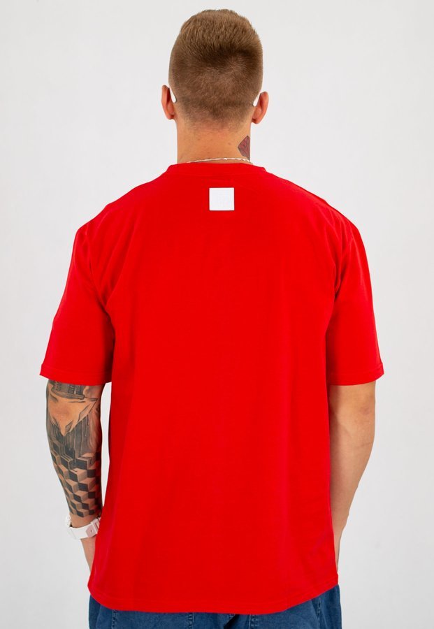 T-shirt El Polako EP Basic czerwony