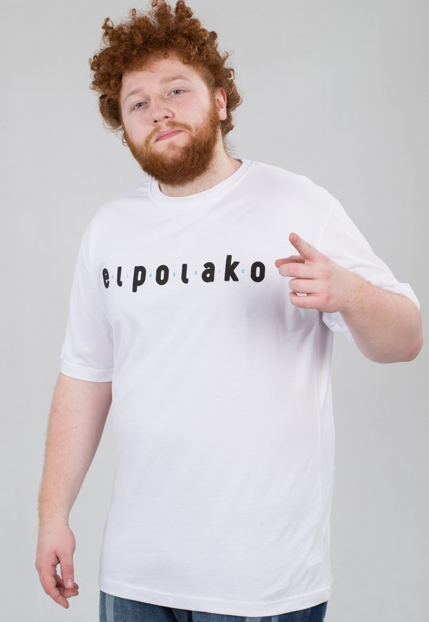 T-shirt El Polako EP Classic biały