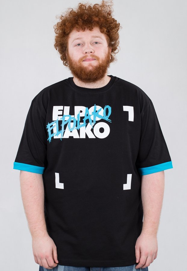 T-shirt El Polako Elpo BLM czarny