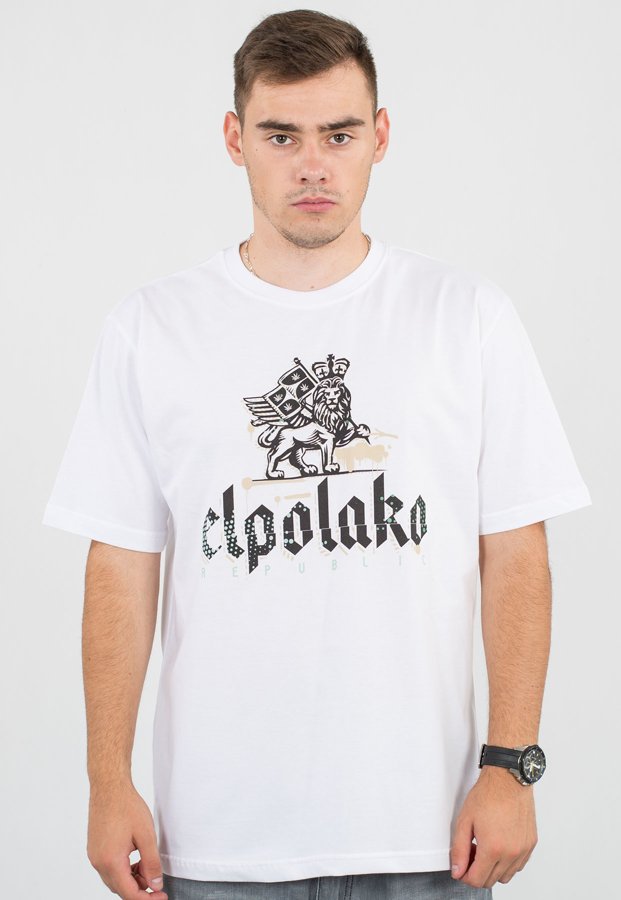 T-shirt El Polako Gryf biały