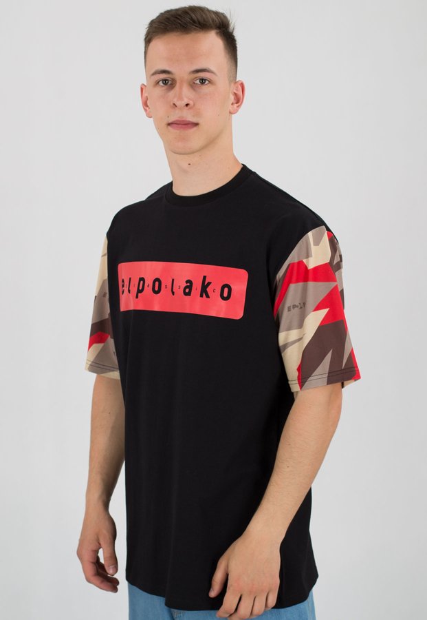 T-shirt El Polako Sleeve Triangle Moro Red