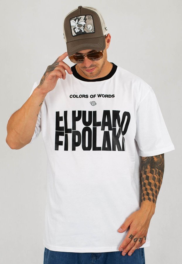 T-shirt El Polako Slotmachine biały