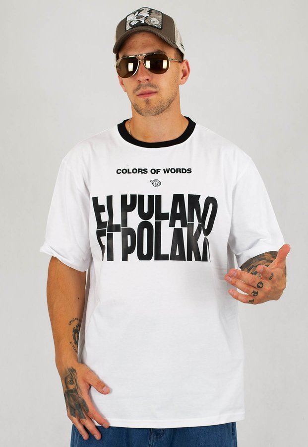 T-shirt El Polako Slotmachine biały