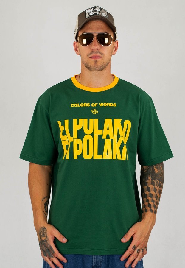 T-shirt El Polako Slotmachine zielony