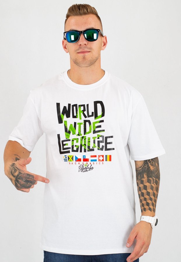 T-shirt El Polako WWL biały