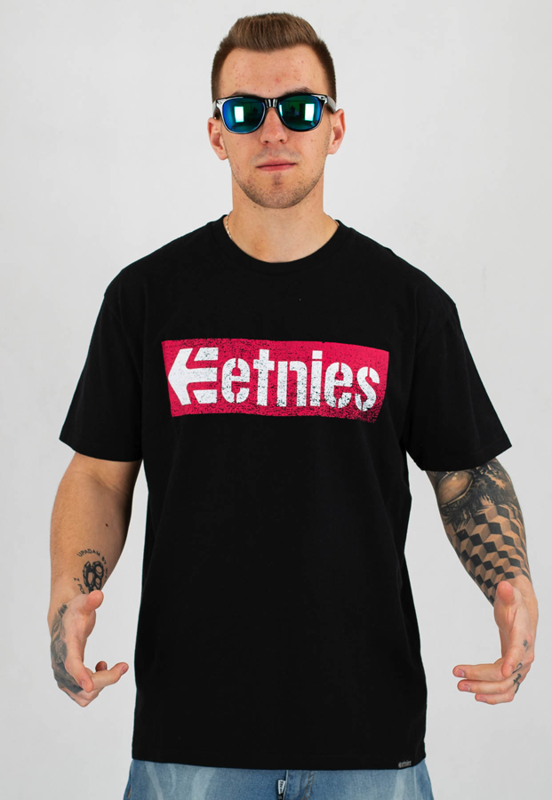 T-shirt Etnies Metro czarny
