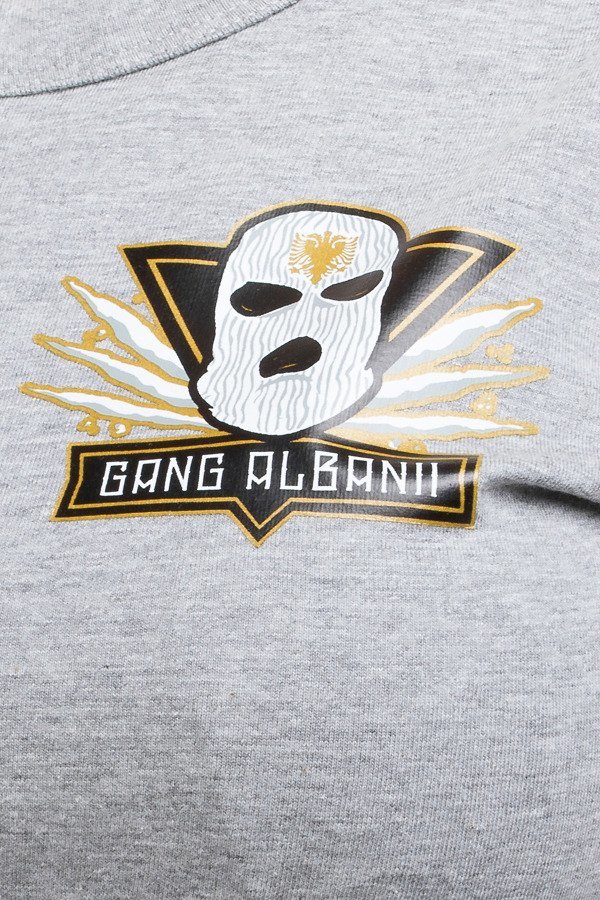 T-shirt Gang Albanii Lil Kogz szary
