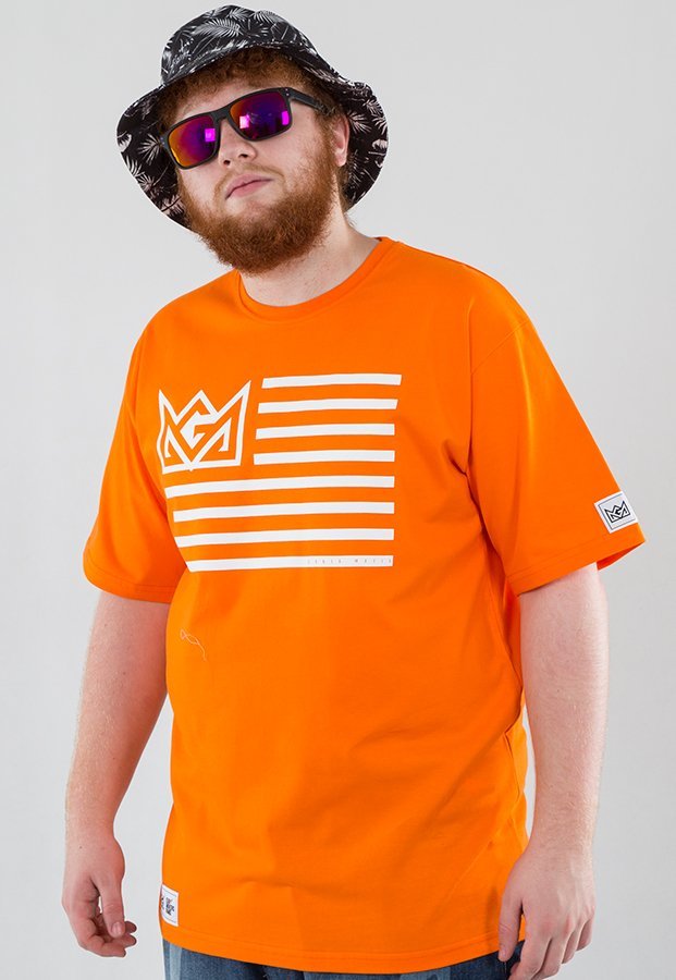 T-shirt Ganja Mafia Flag pomarańczowy