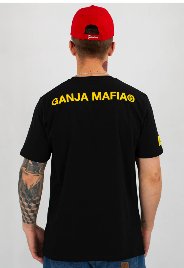 T-shirt Ganja Mafia GMR czarny