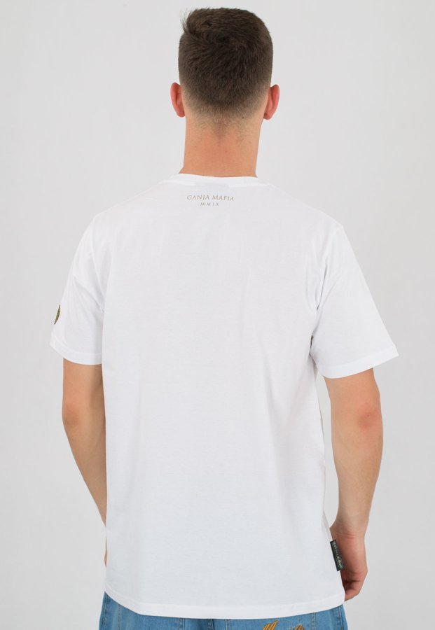 T-shirt Ganja Mafia KA'LION 5050 biały