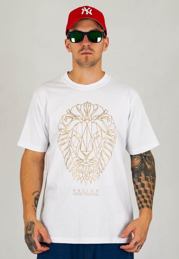 T-shirt Ganja Mafia Kalion Geometric biały