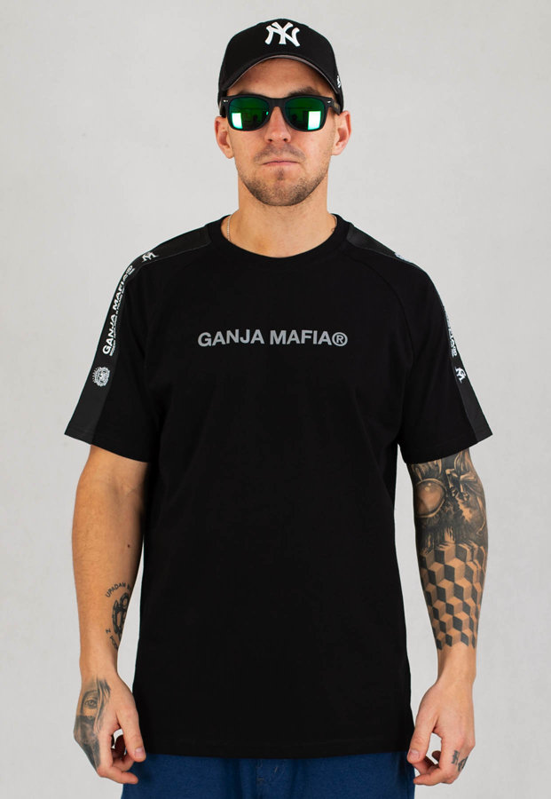 T-shirt Ganja Mafia Modern Herb czarny
