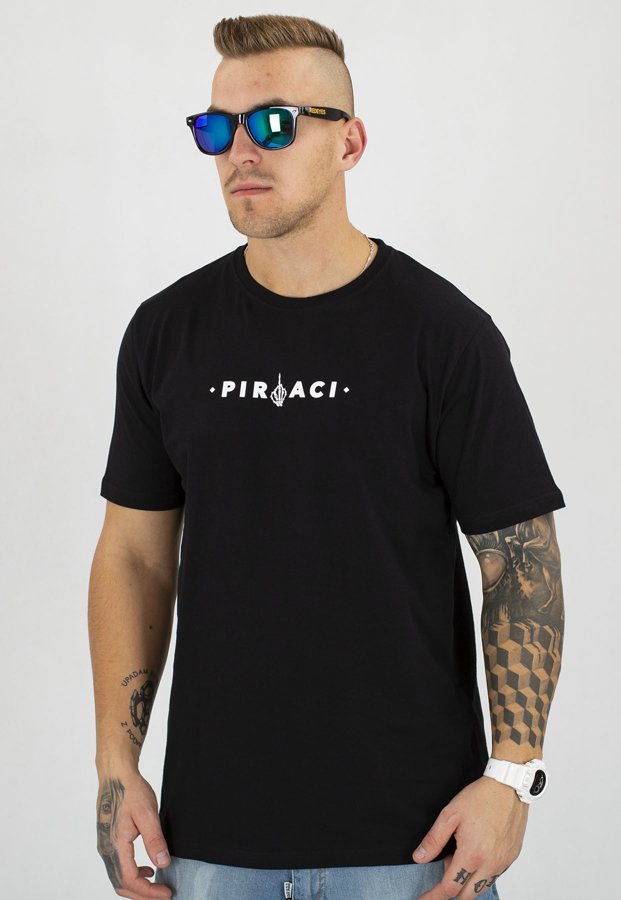 T-shirt Ganja Mafia Piraci czarny