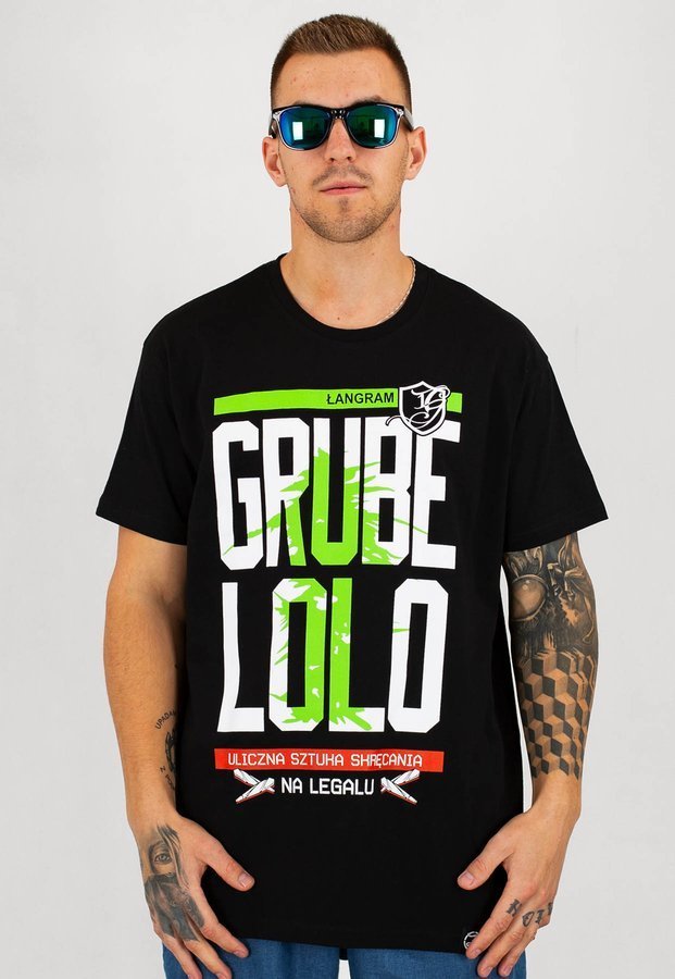 T-shirt Grube Lolo Krzun czarny + Pakiet Wlep Gratis!