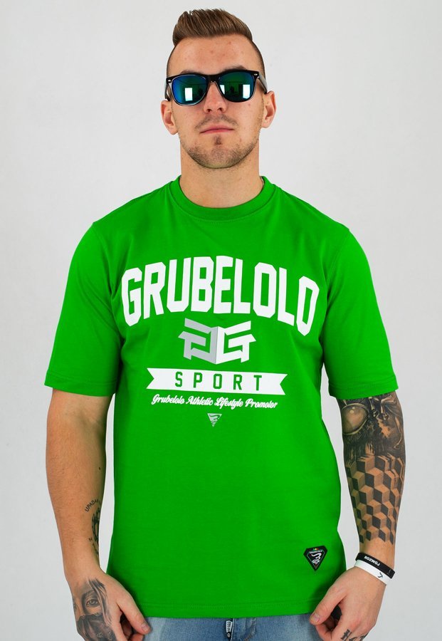 T-shirt Grube Lolo Sport zielony