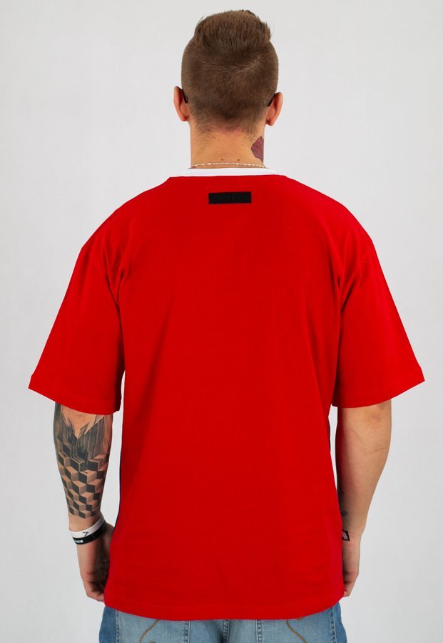 T-shirt Illegal 3 Color czerwono granatowy