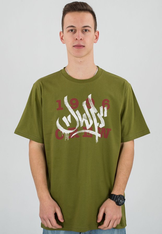 T-shirt JWP Template zielony