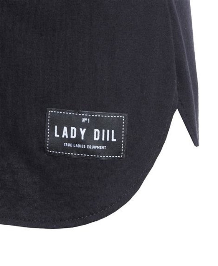 T-shirt Lady Diil Paint czarny