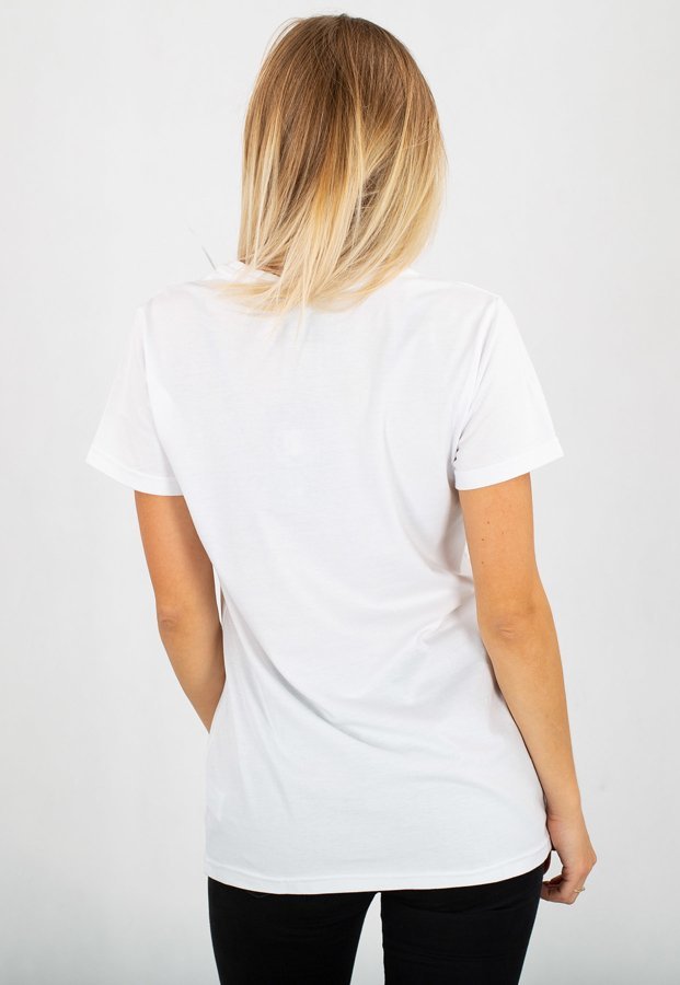 T-shirt Lady Diil Pattern biały