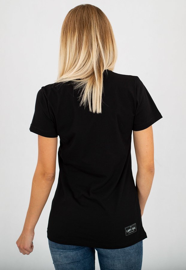 T-shirt Lady Diil Pattern czarny