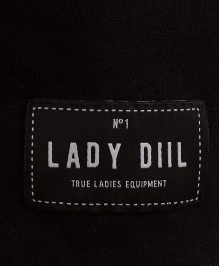 T-shirt Lady Diil Tag czarny