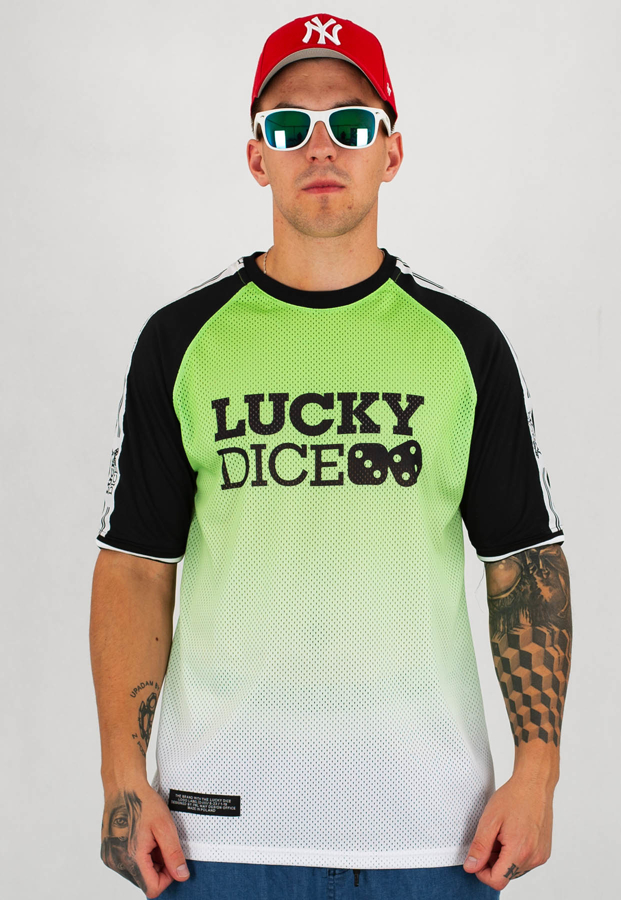 T-shirt Lucky Dice Jersey Seven LD neon gradient