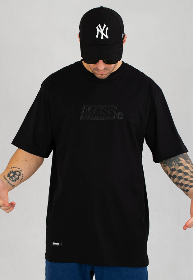 T-shirt Mass Box Light czarny