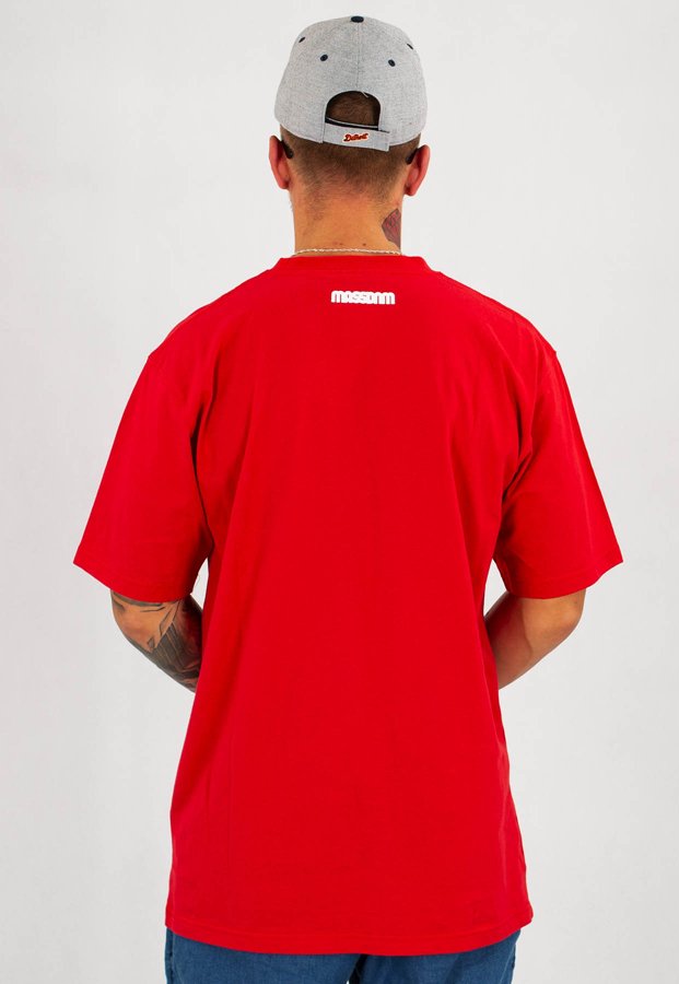 T-shirt Mass Classics czerwony