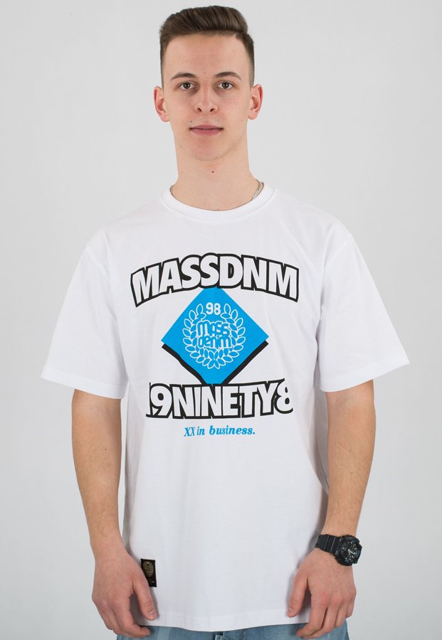 T-shirt Mass Creator biały