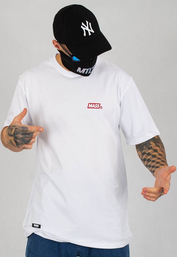 T-shirt Mass Minibox biały