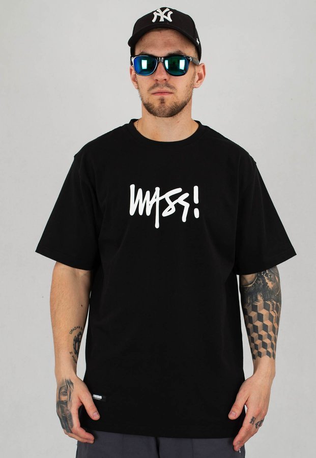 T-shirt Mass Signature Medium Logo czarny