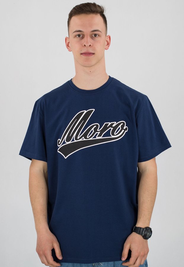 T-shirt Moro Sport Baseball 18 granatowy