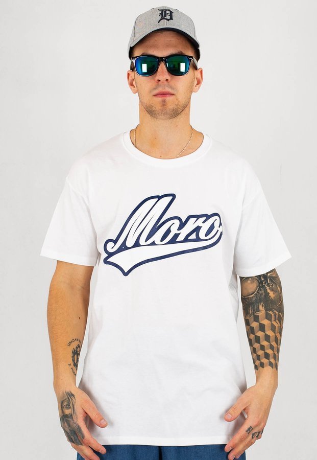 T-shirt Moro Sport Baseball HD biały