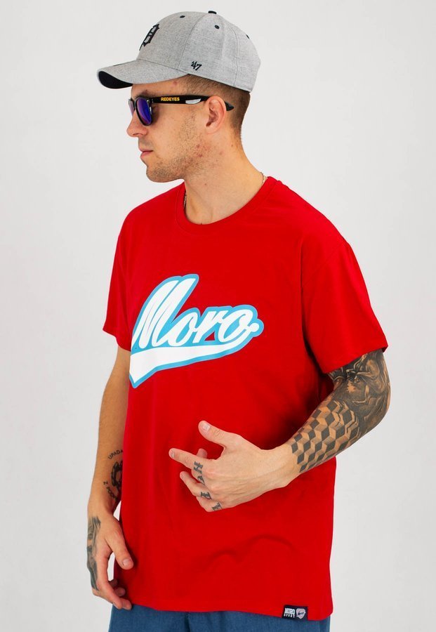 T-shirt Moro Sport Baseball HD czerwony