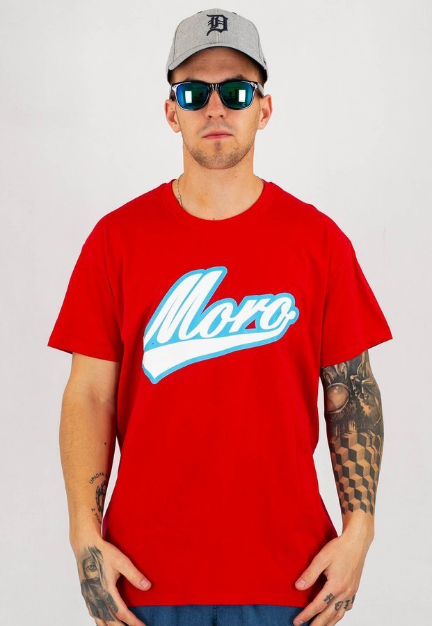 T-shirt Moro Sport Baseball HD czerwony