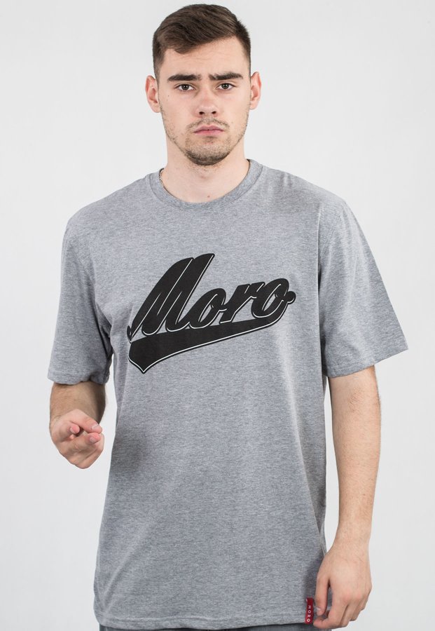 T-shirt Moro Sport Baseball Shadow szary