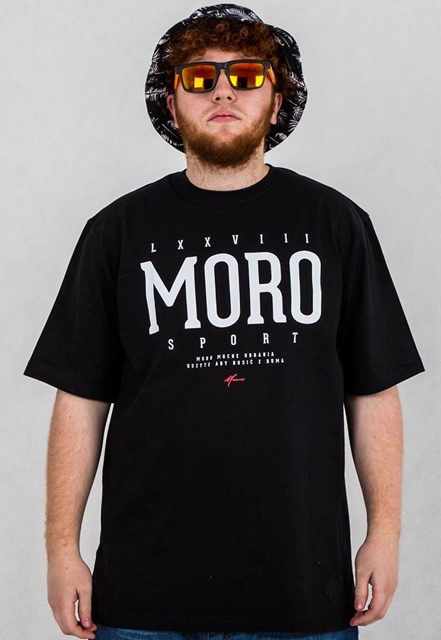 T-shirt Moro Sport M78 czarny