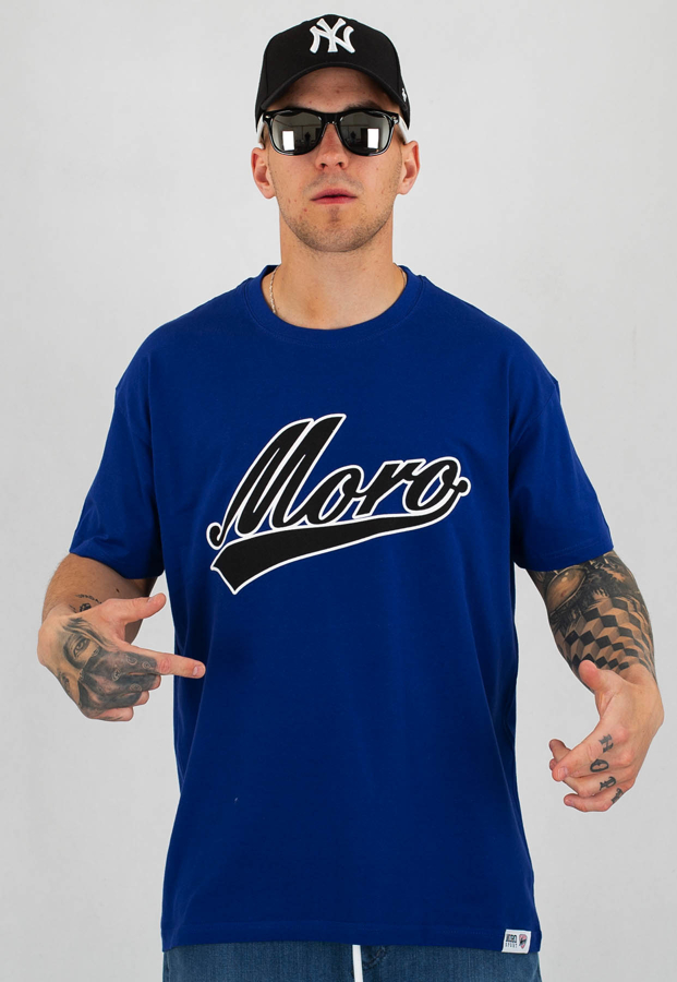 T-shirt Moro Sport Moro Baseball niebieski
